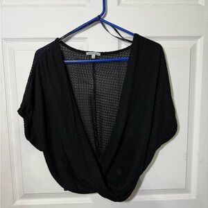 Charlotte Russe Black Draped Women's Poncho